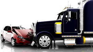 Accident Between A Car And A Truck